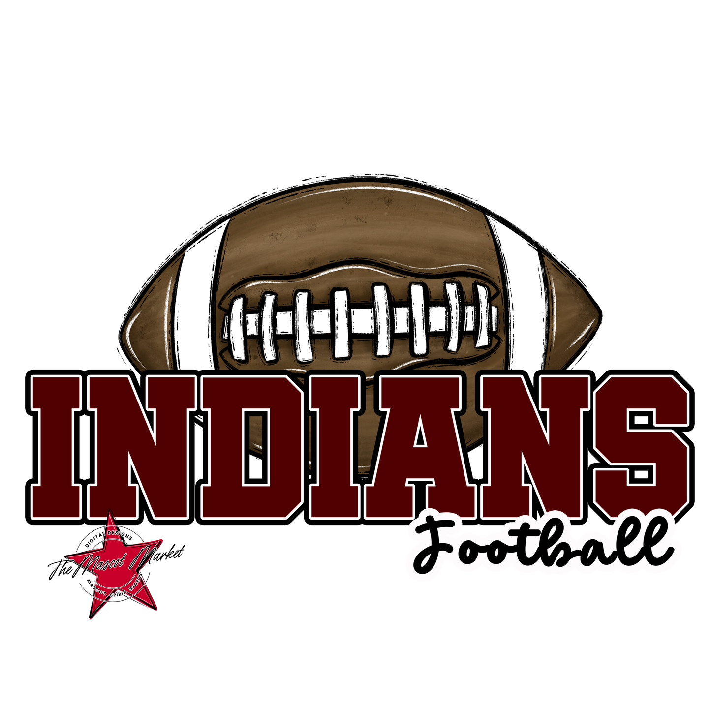 Indians Varsity Football-Maroon