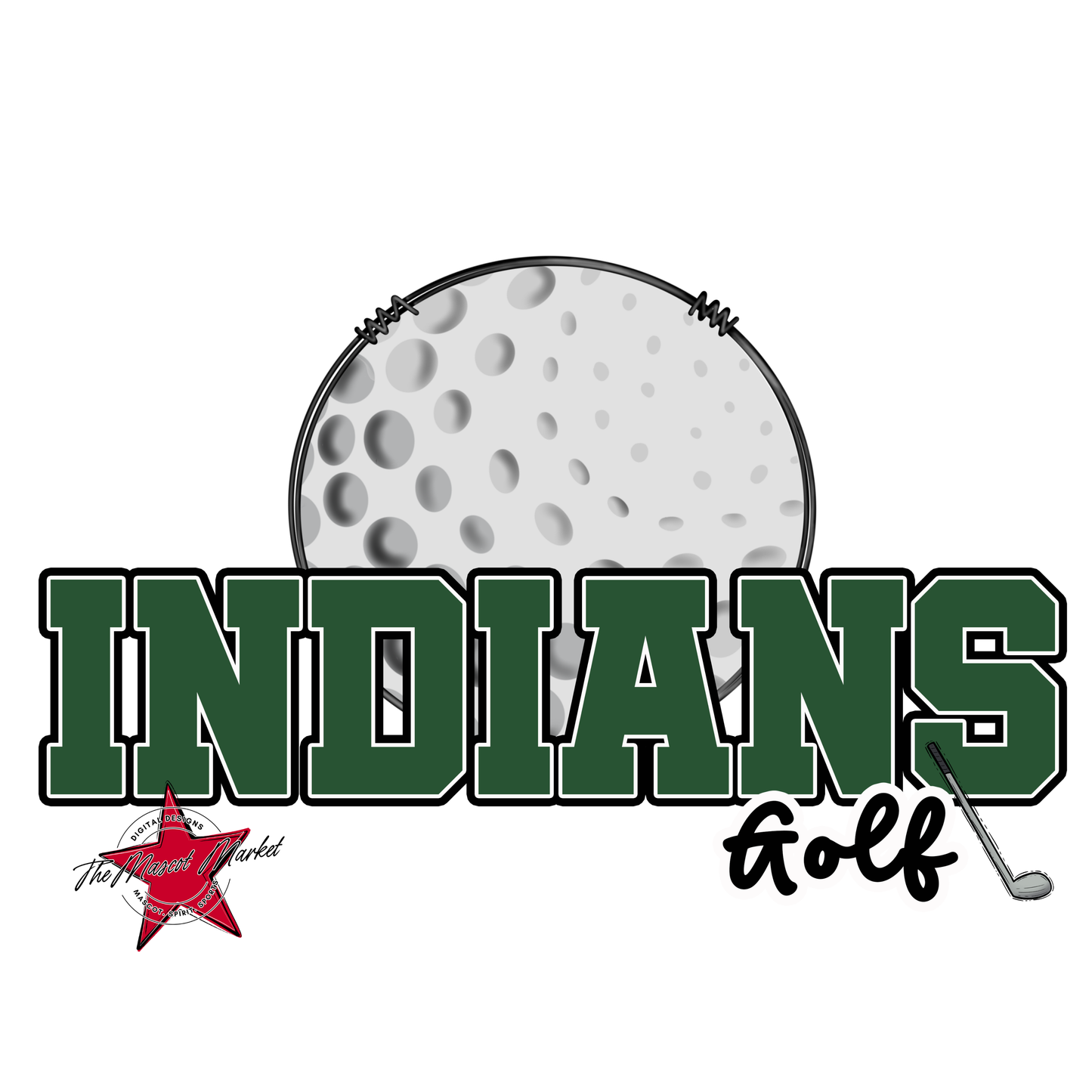 Indians Varsity Golf-Green
