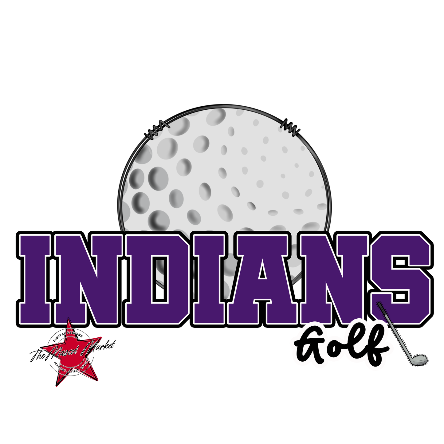 Indians Varsity Golf-Purple