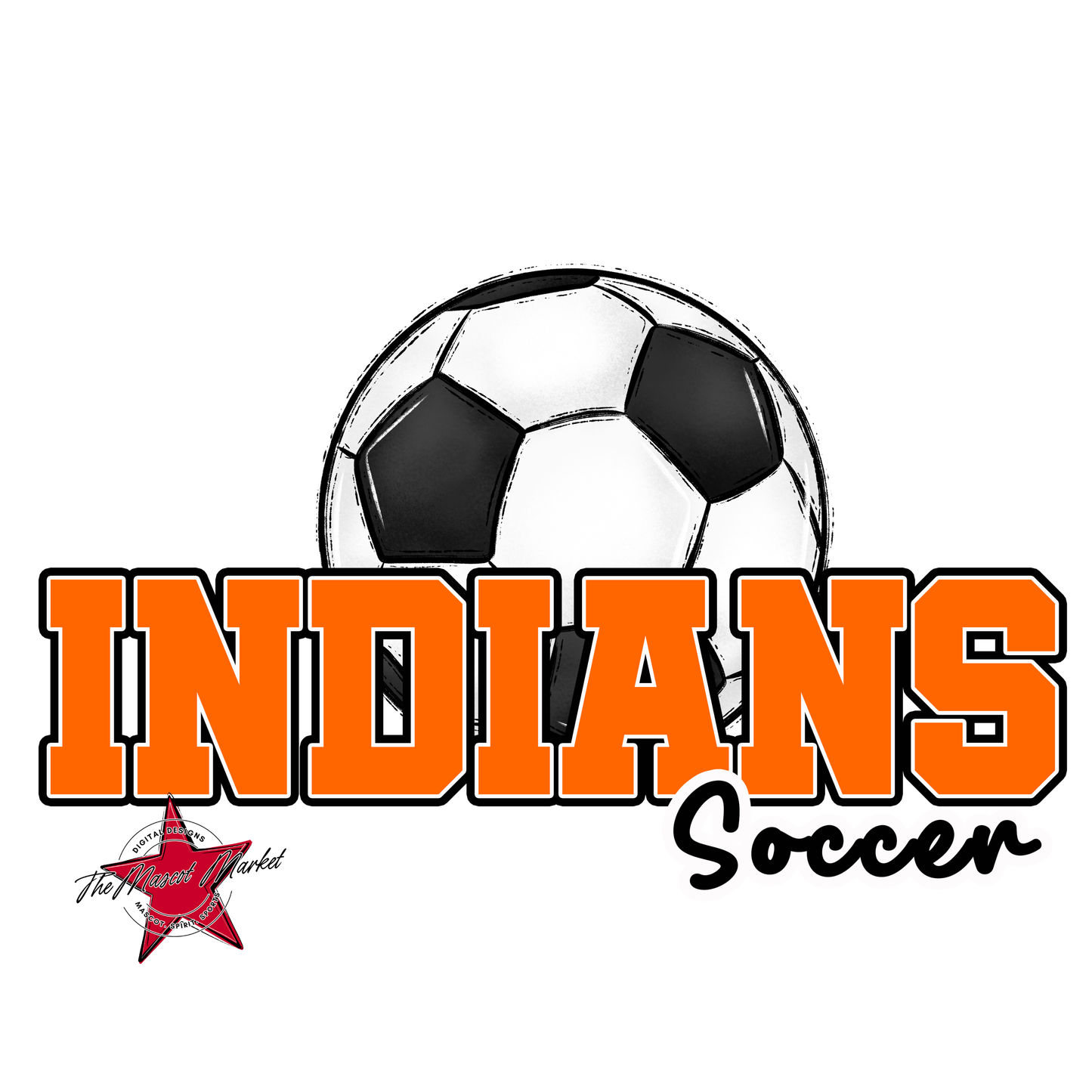 Indians Varsity Soccer-Orange