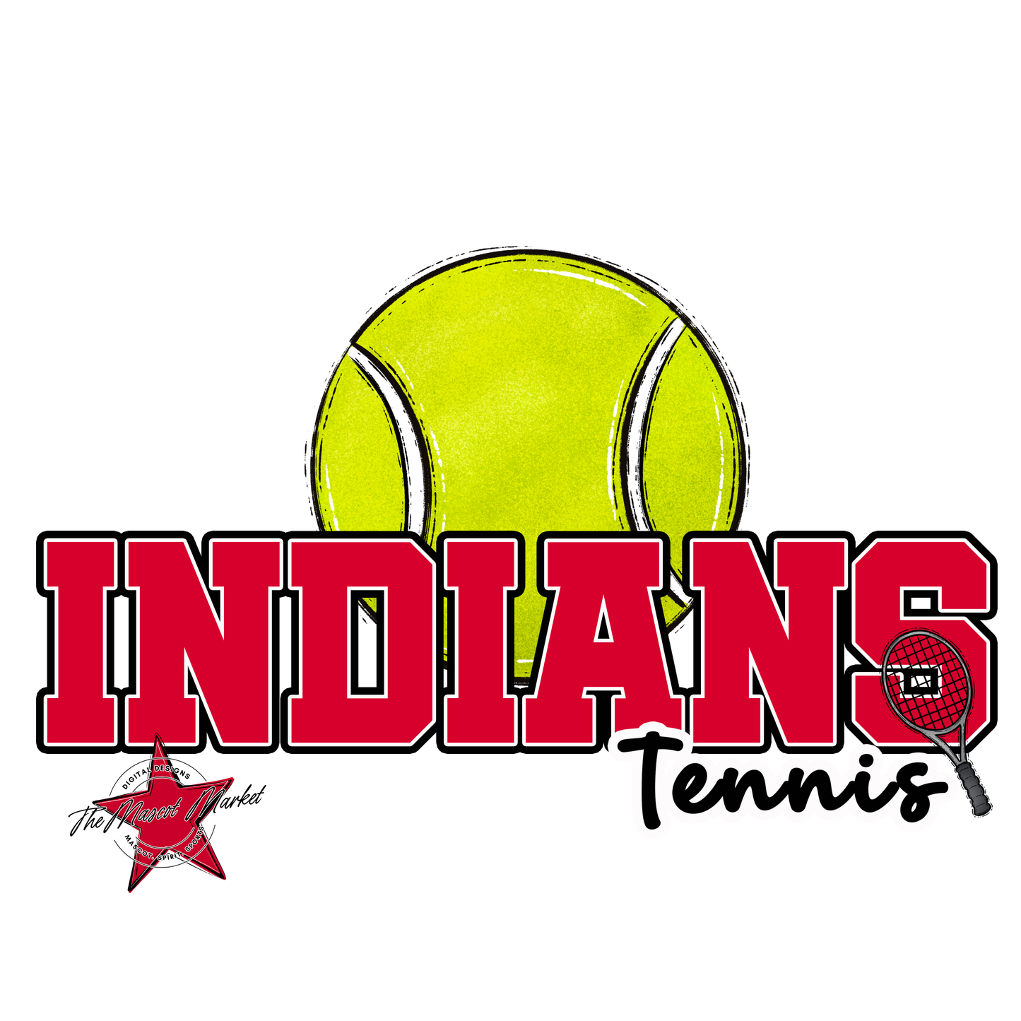 Indians Varsity Tennis-Red