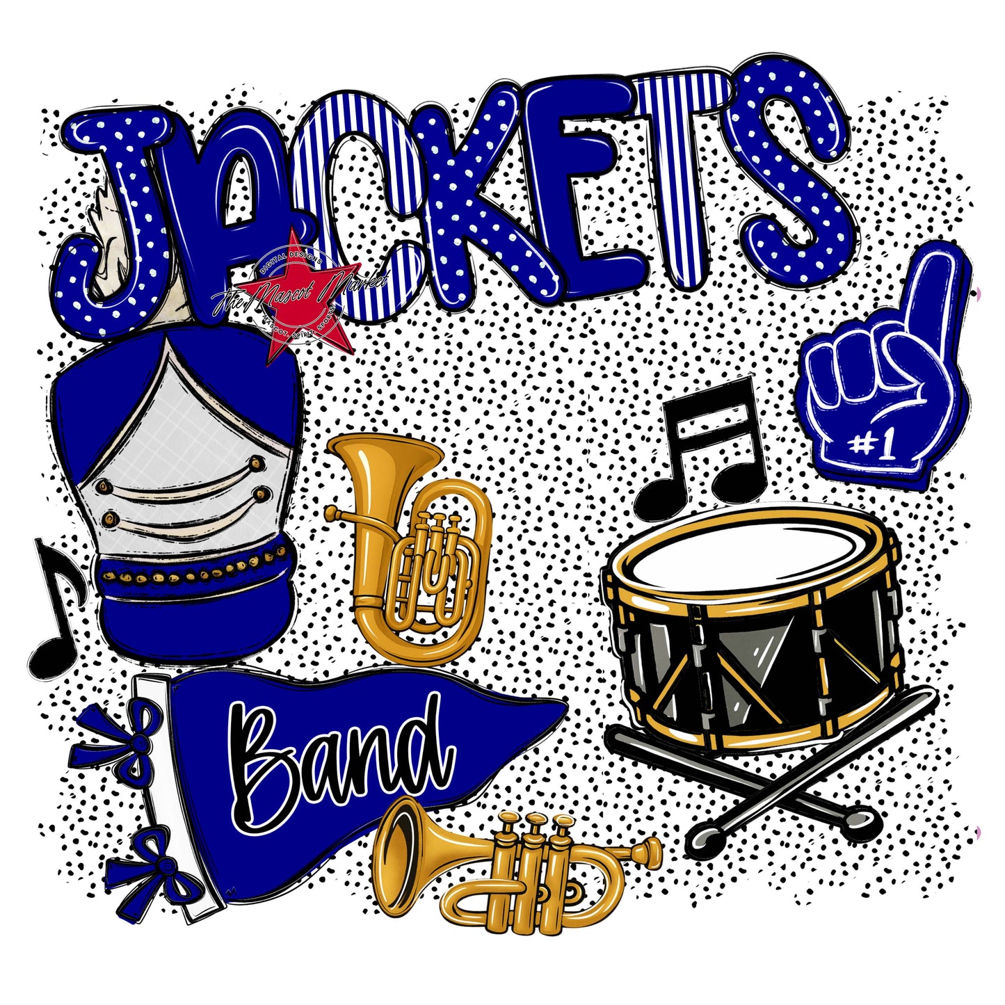 Jackets Band Spirit-Blue