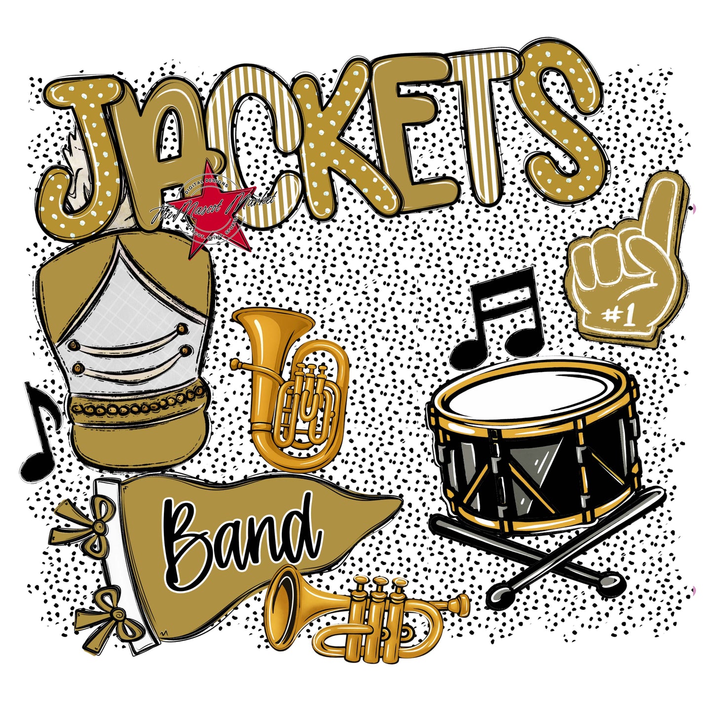 Jackets Band Spirit-Gold