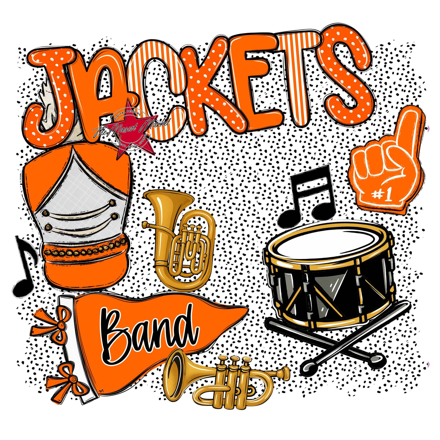 Jackets Band Spirit-Orange