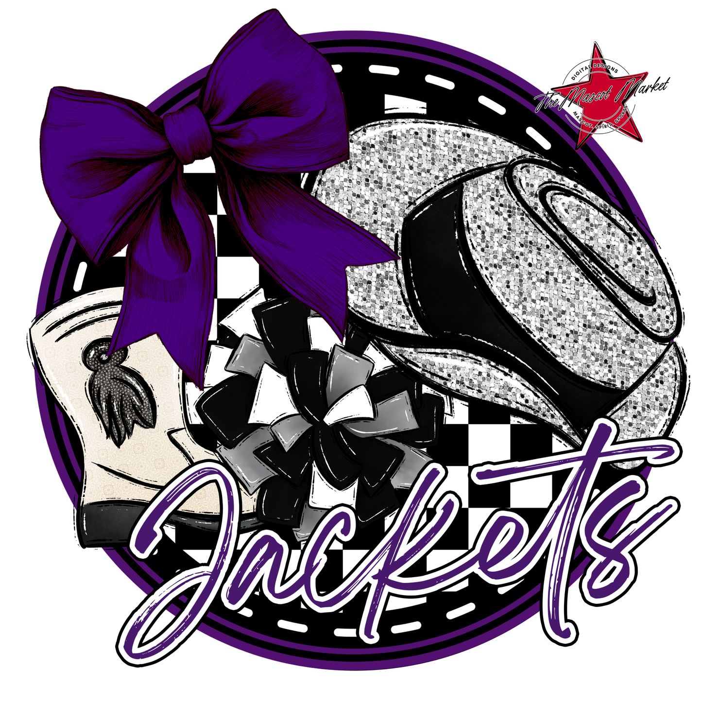 Jackets Circle Drillteam Design-Purple