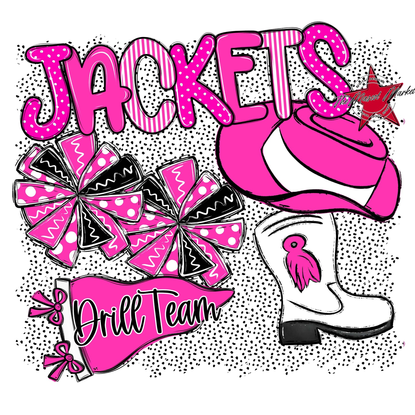 Jackets Drillteam Spirit-Pink