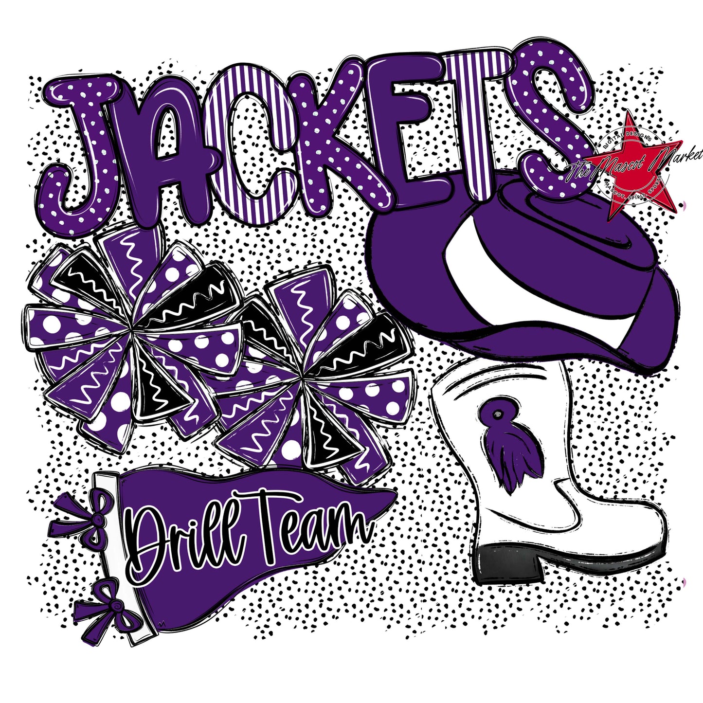 Jackets Drillteam Spirit-Purple