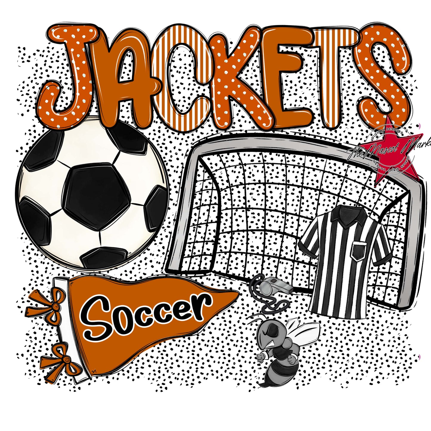 Jackets Soccer Spirit-Burnt Orange