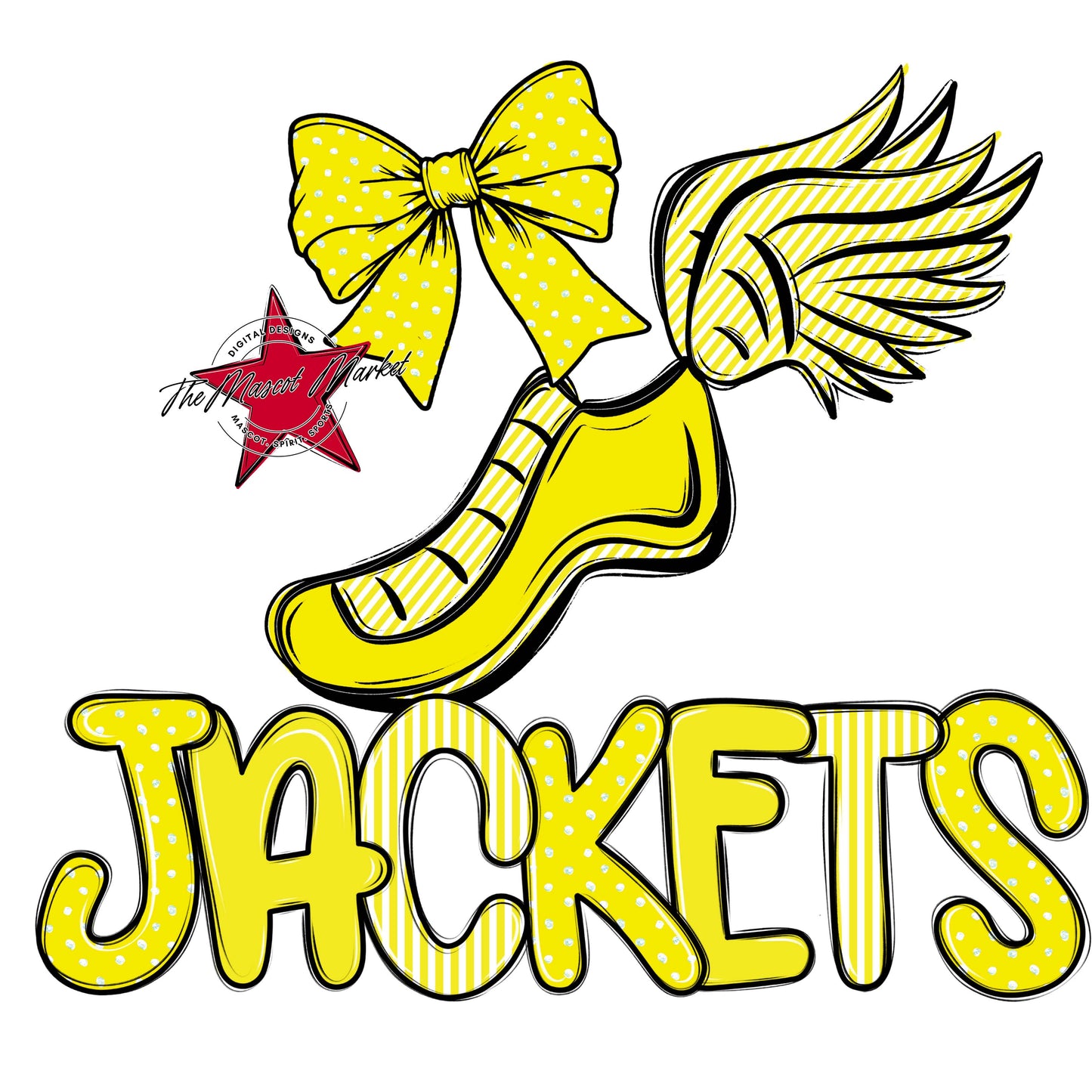 Jackets Track Spirit Design-Bright Yellow
