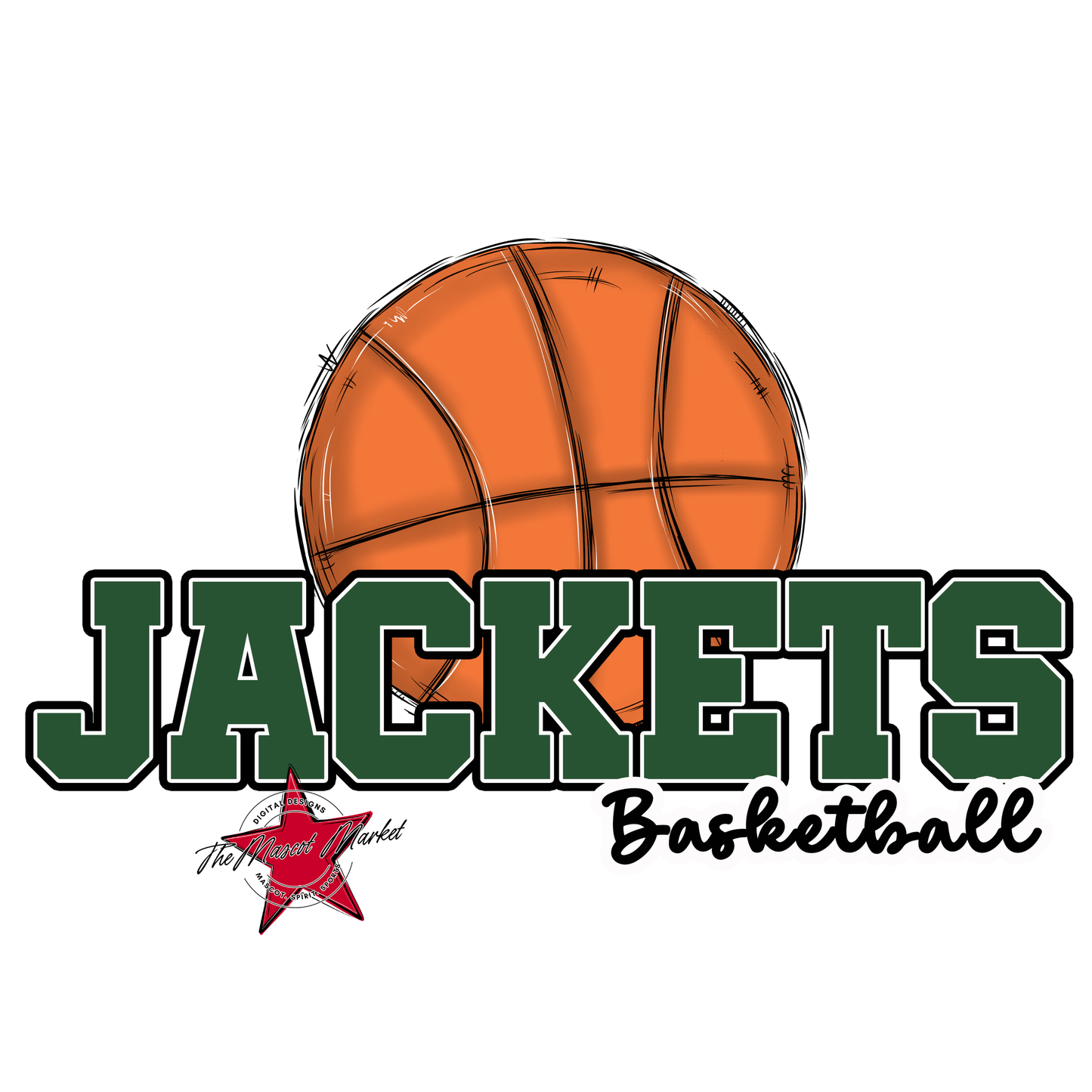 Jackets Varsity Basketball-Green