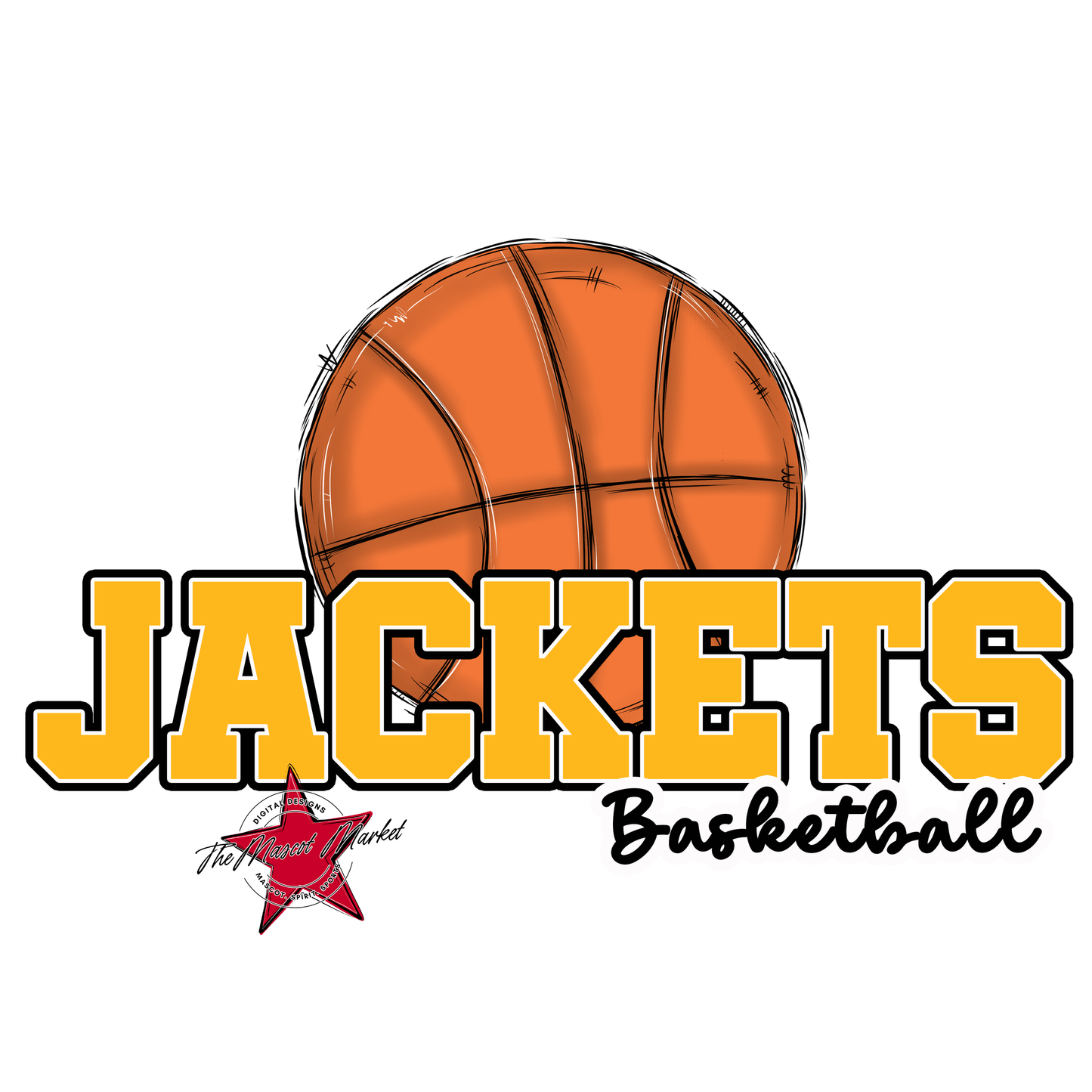 Jackets Varsity Basketball-Yellow