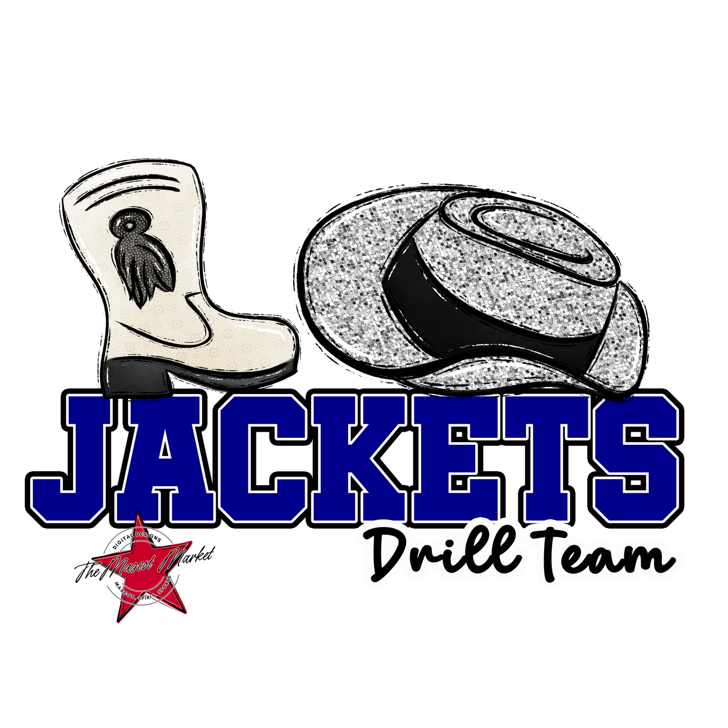 Jackets Varsity Drillteam-Blue