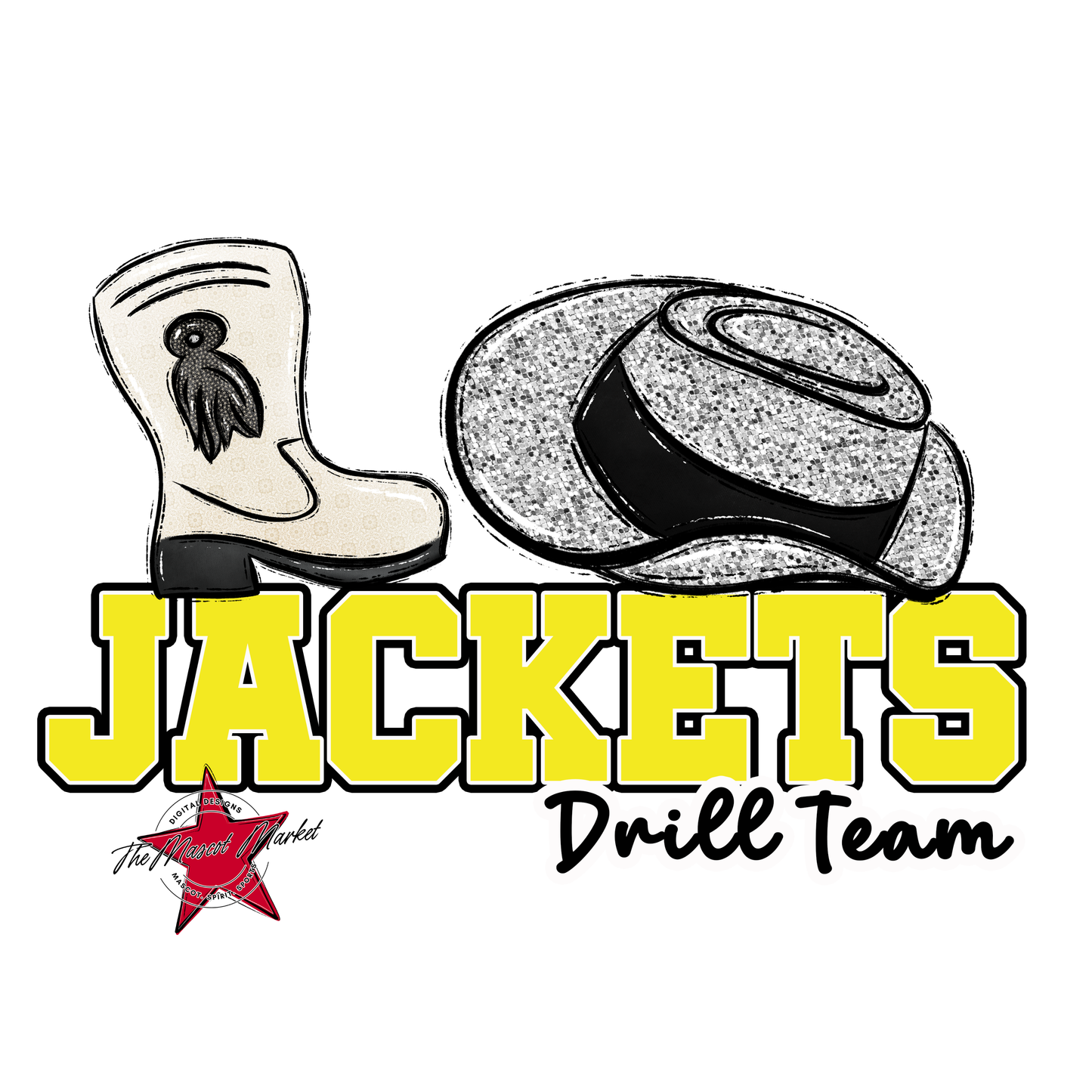 Jackets Varsity Drillteam-Bright Yellow