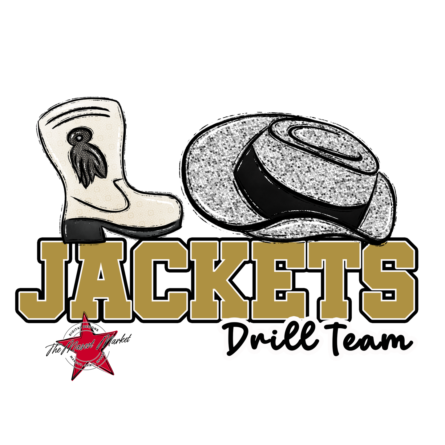 Jackets Varsity Drillteam-Gold