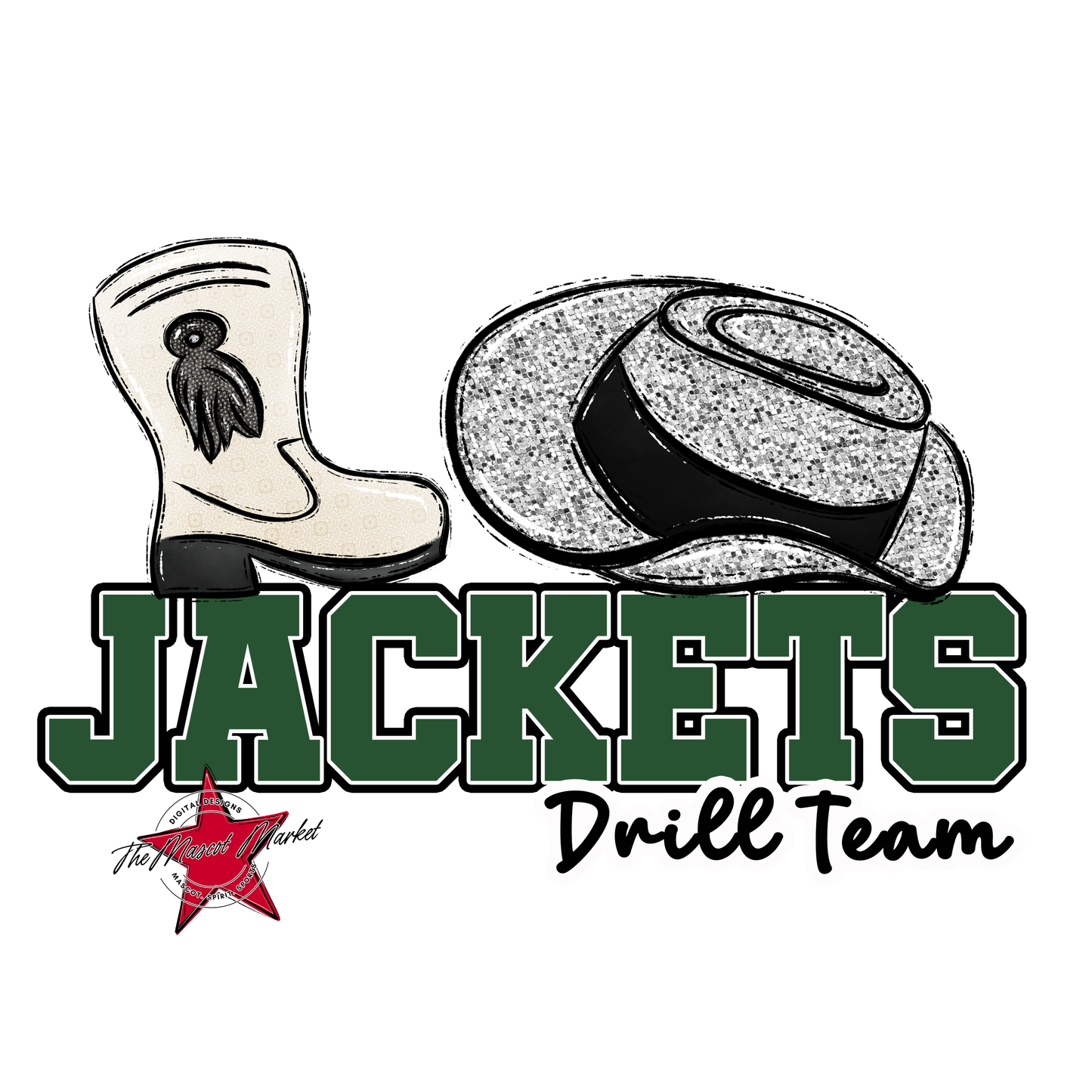 Jackets Varsity Drillteam-Green