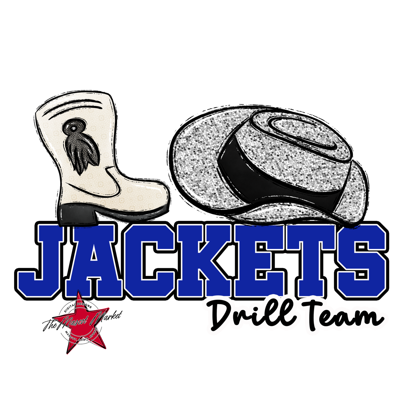 Jackets Varsity Drillteam-Royal Blue