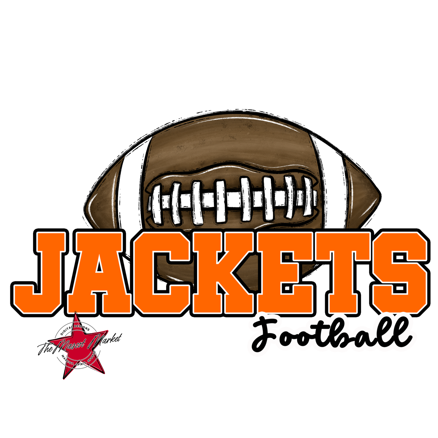 Jackets Varsity Football-Orange