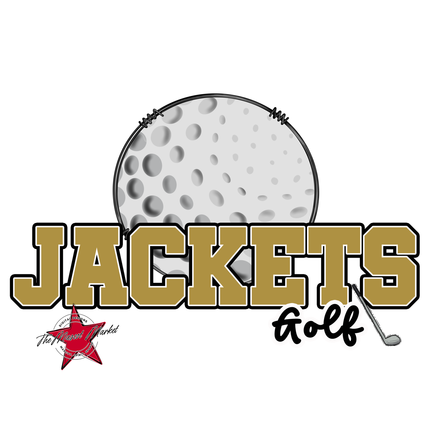 Jackets Varsity Golf-Gold
