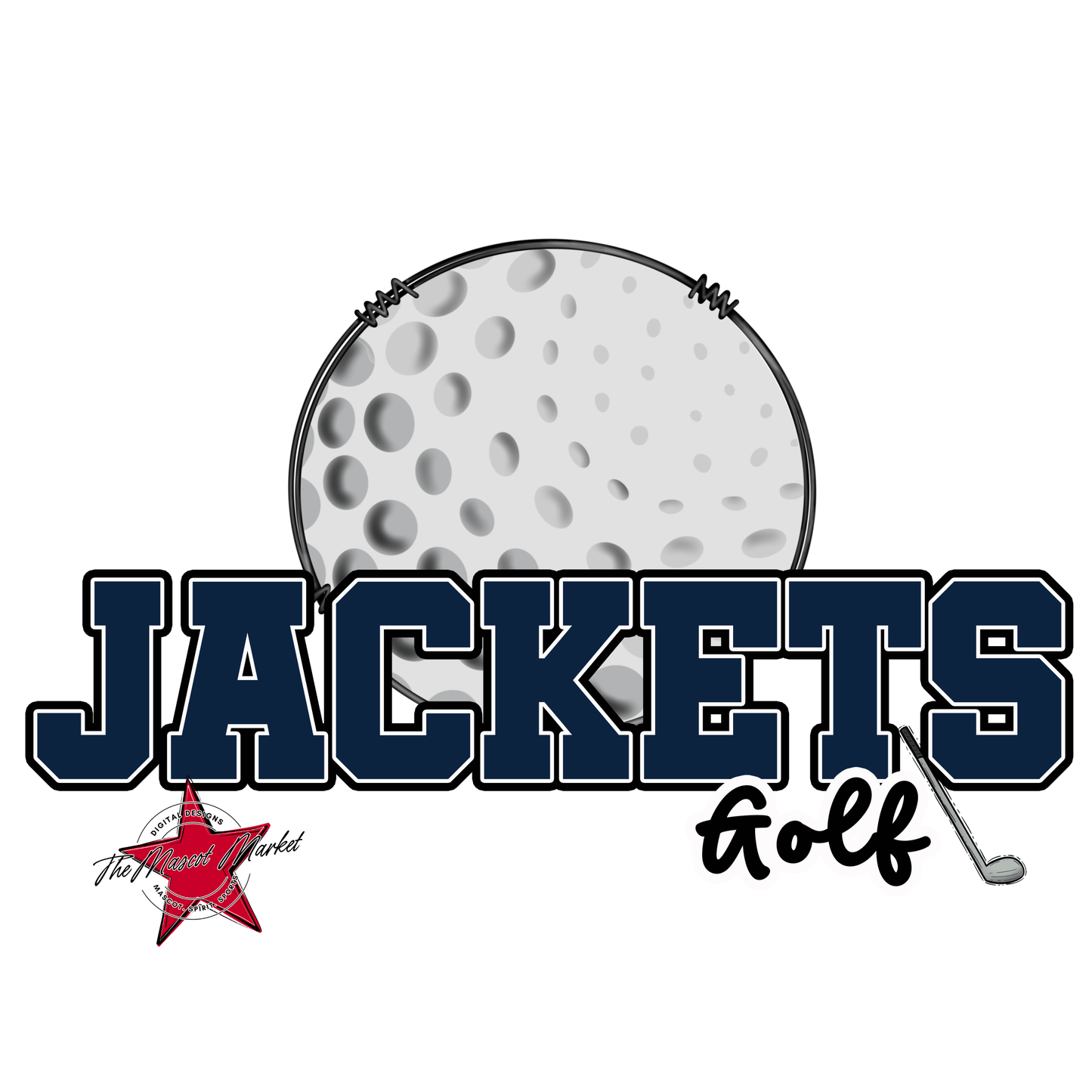 Jackets Varsity Golf-Navy