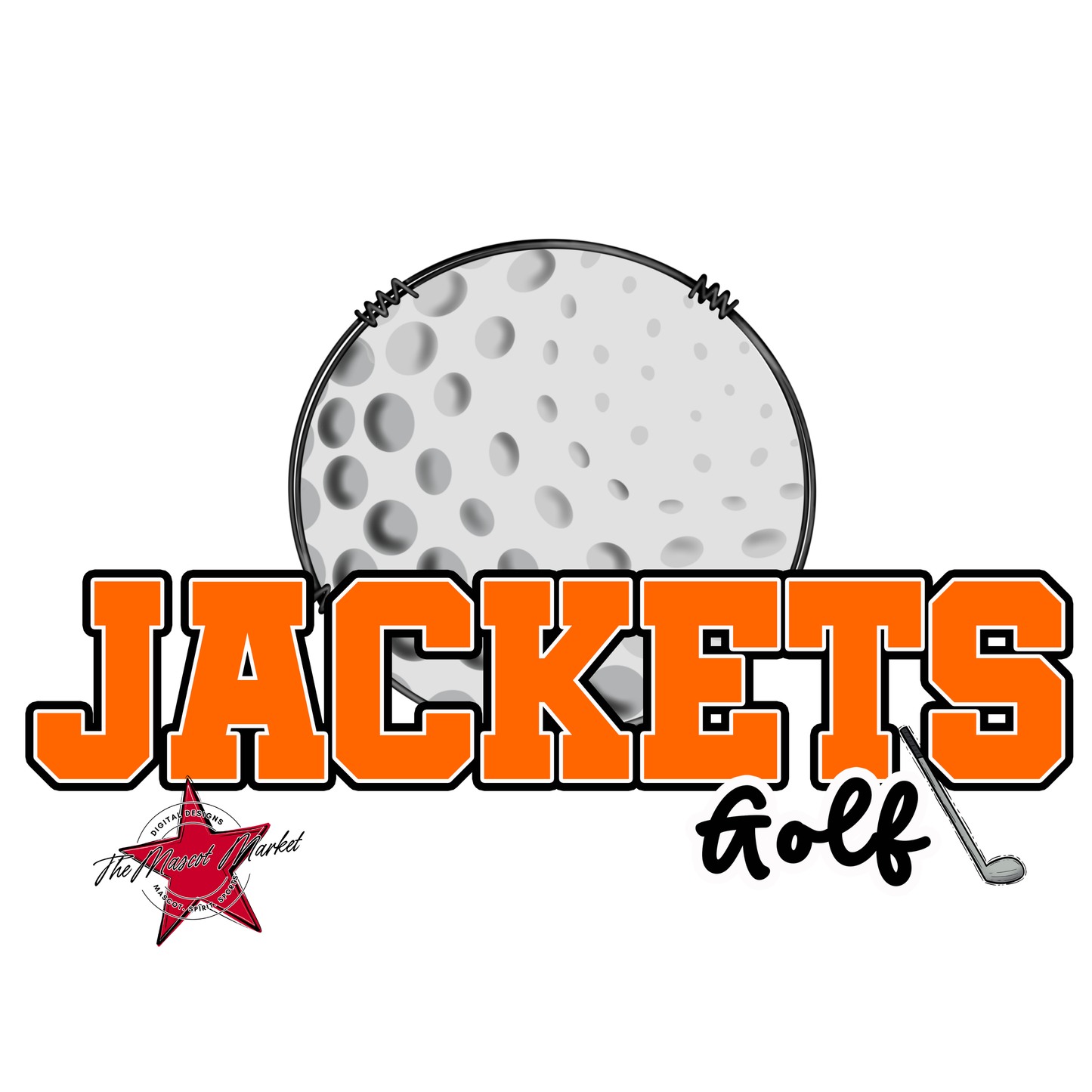 Jackets Varsity Golf-Orange