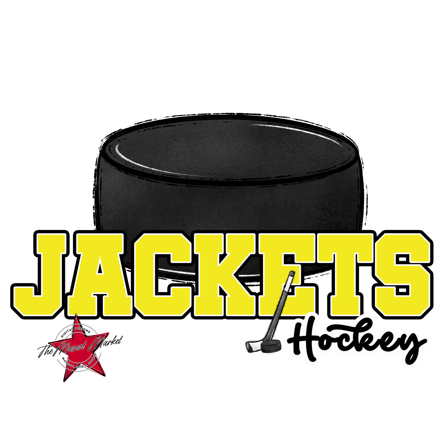 Jackets Varsity Hockey-Bright Yellow