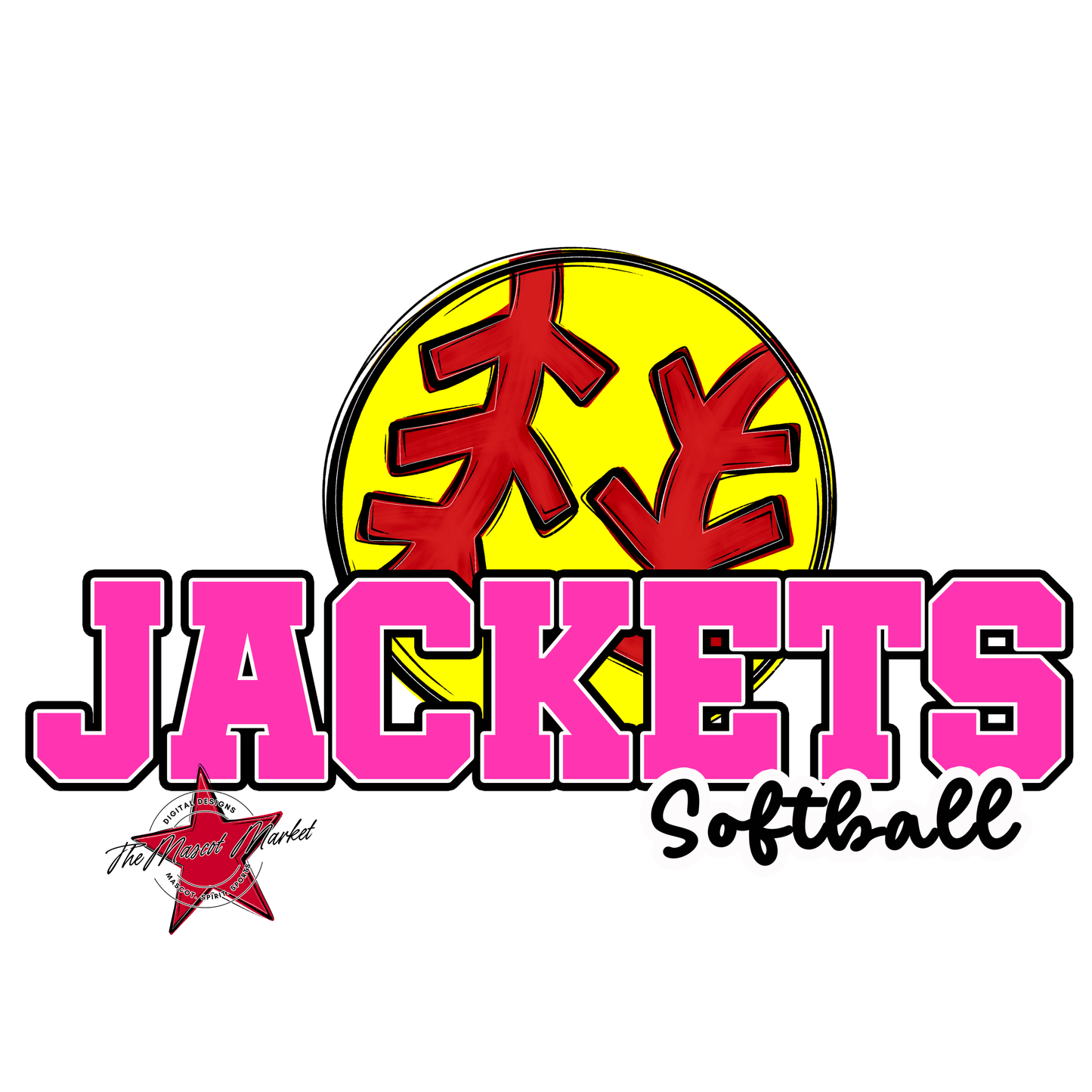 Jackets Varsity Softball-Pink