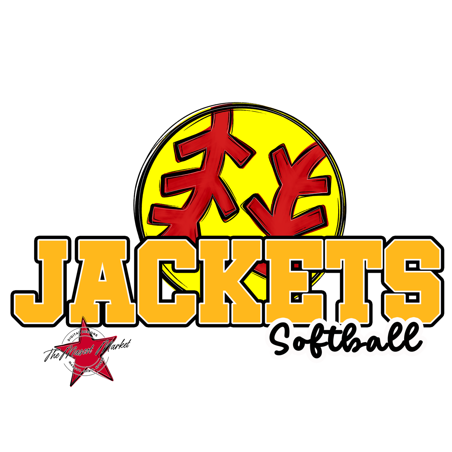 Jackets Varsity Softball-Yellow