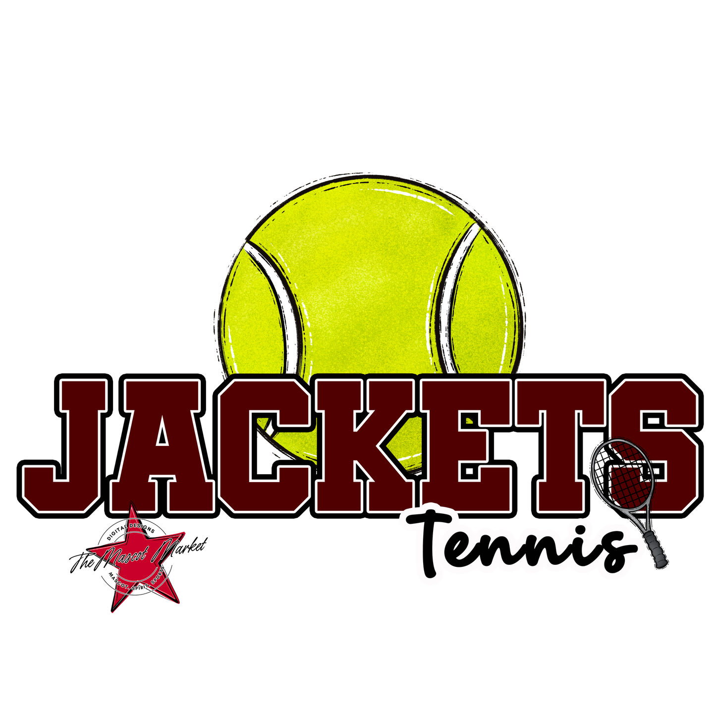 Jackets Varsity Tennis-Maroon