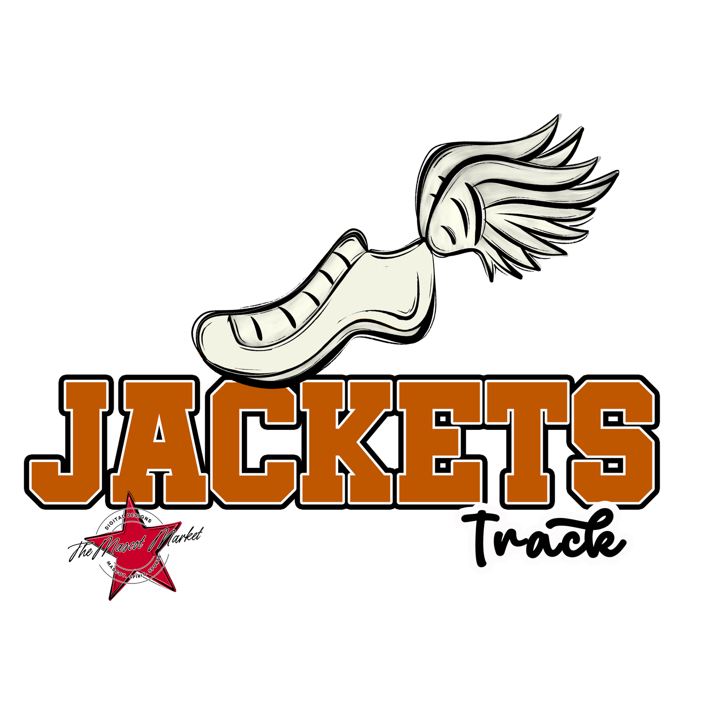 Jackets Varsity Track-Burnt Orange