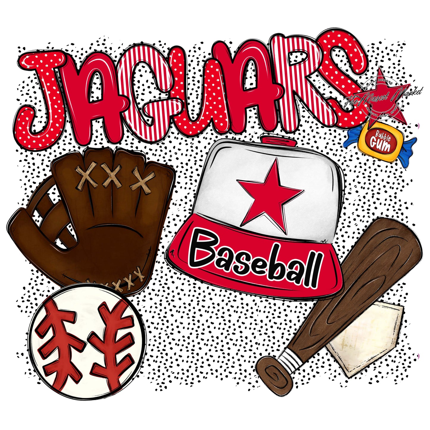 Jaguars Baseball Spirit-Red