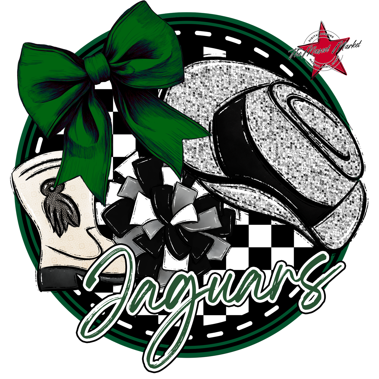 Jaguars Circle Drillteam Design-Green