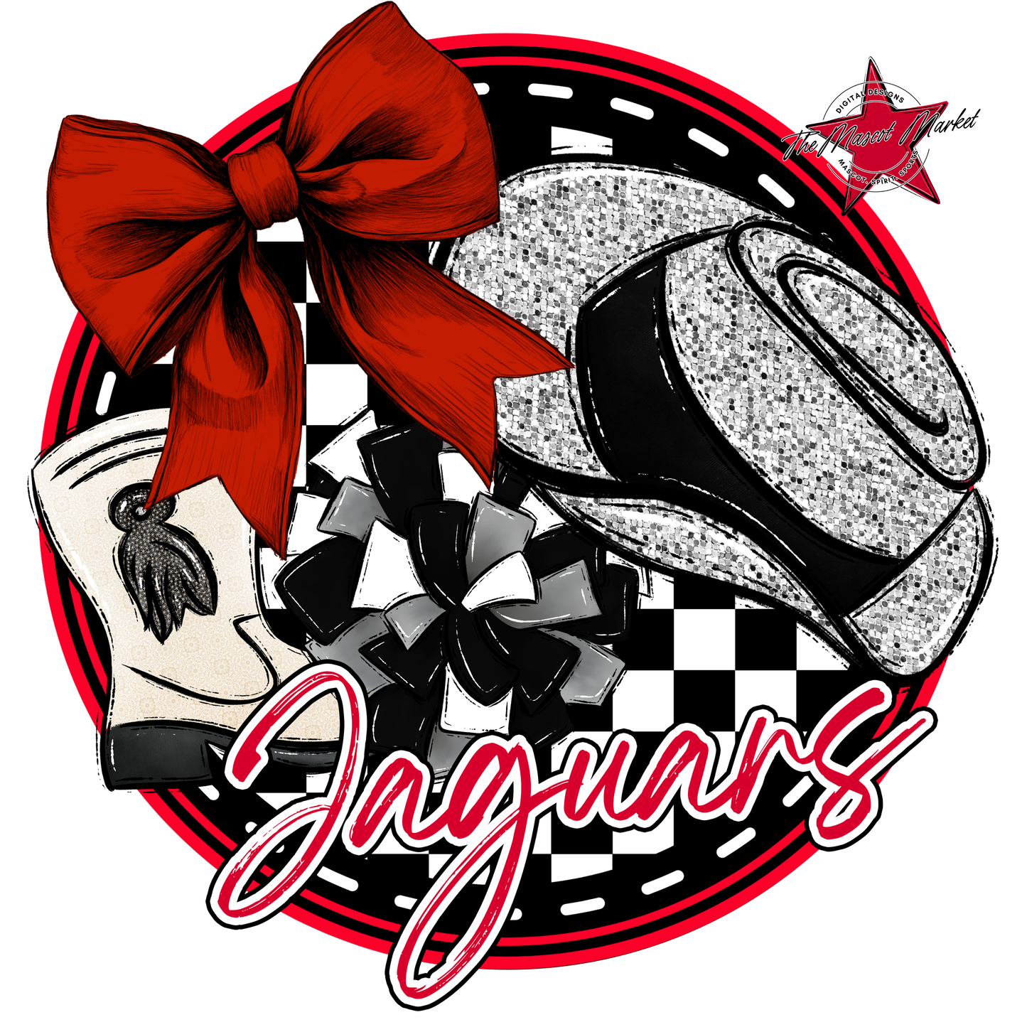 Jaguars Circle Drillteam Design-Red