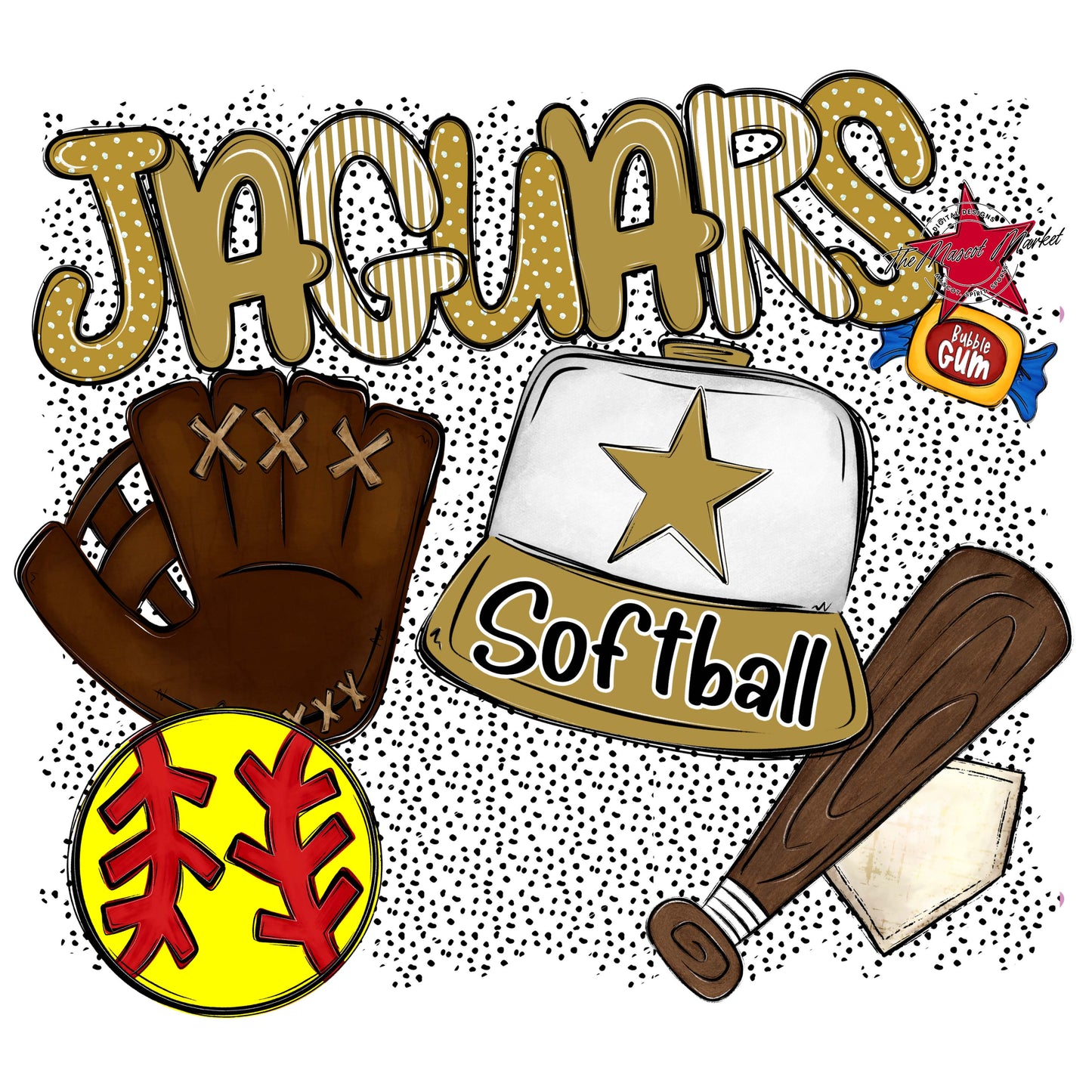 Jaguars Softball Spirit-Gold