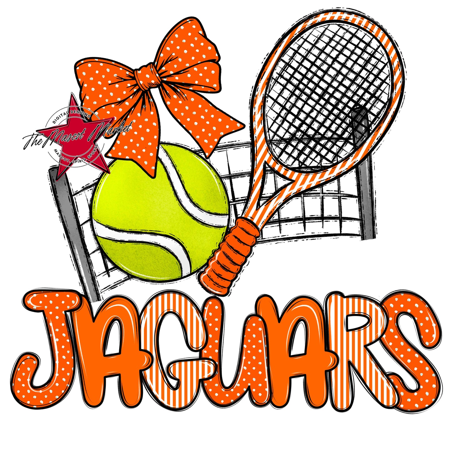 Jaguars Tennis Spirit Design-Orange