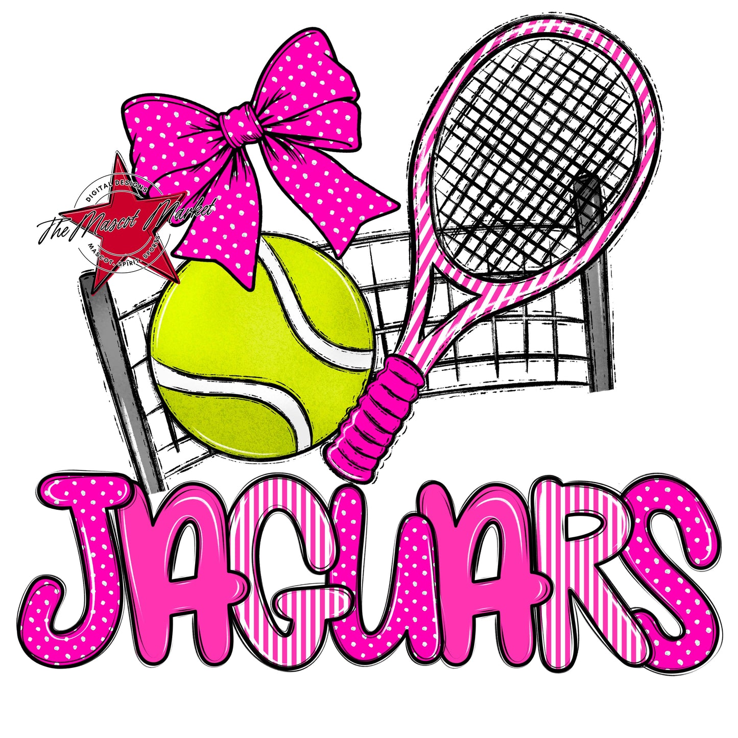 Jaguars Tennis Spirit Design-Pink