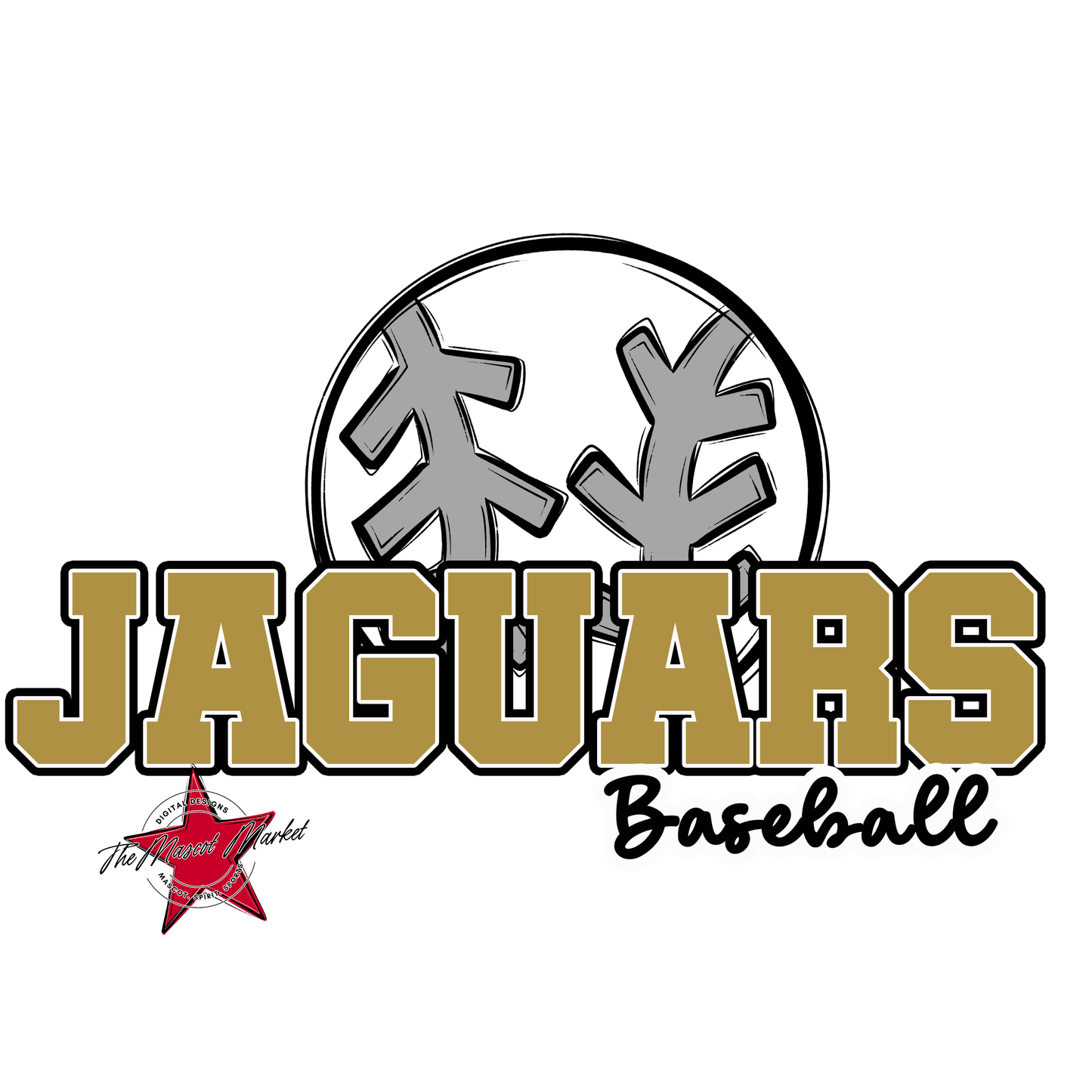 Jaguars Varsity Baseball-Gold