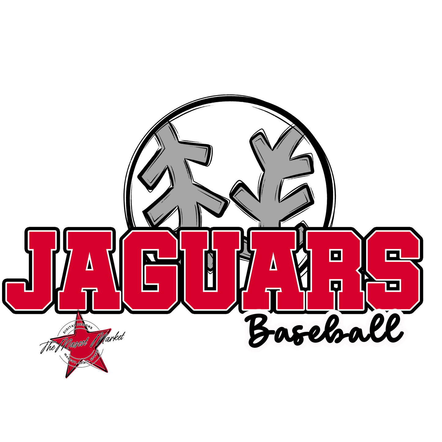 Jaguars Varsity Baseball-Red