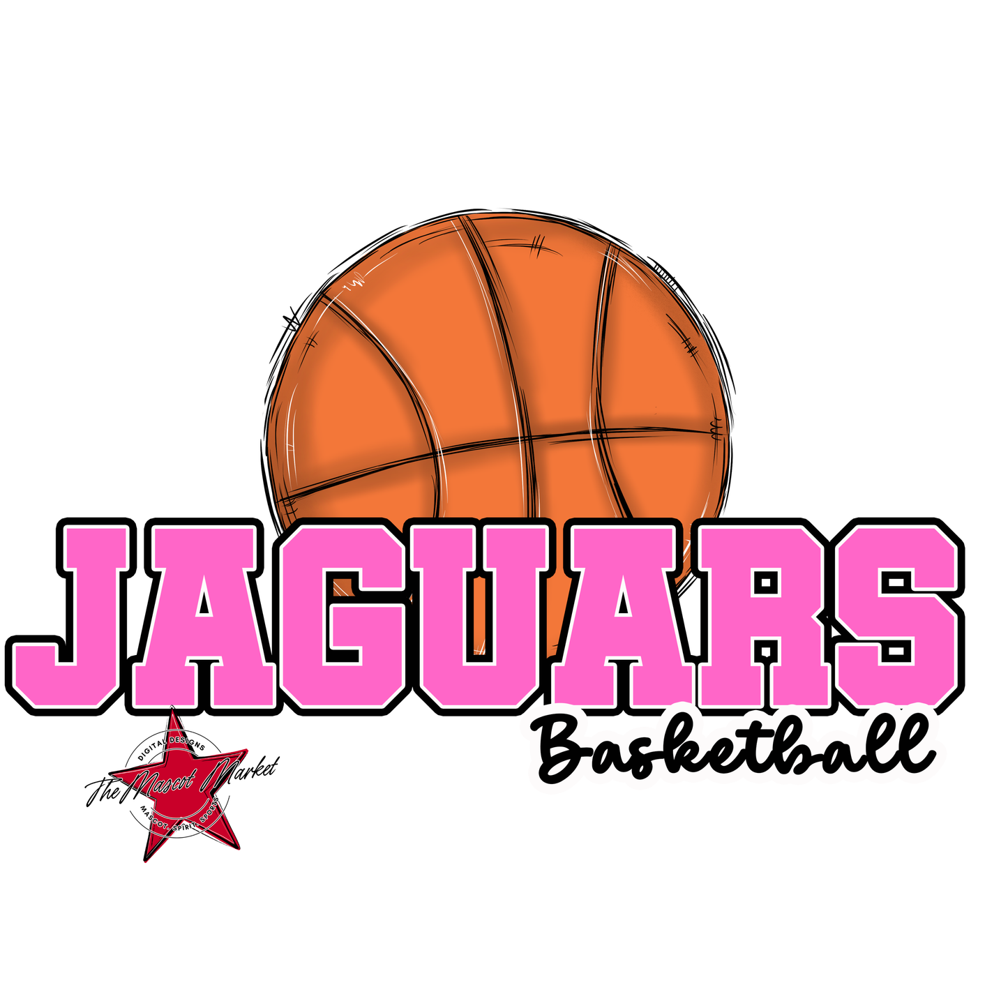 Jaguars Varsity Basketball-Baby Pink