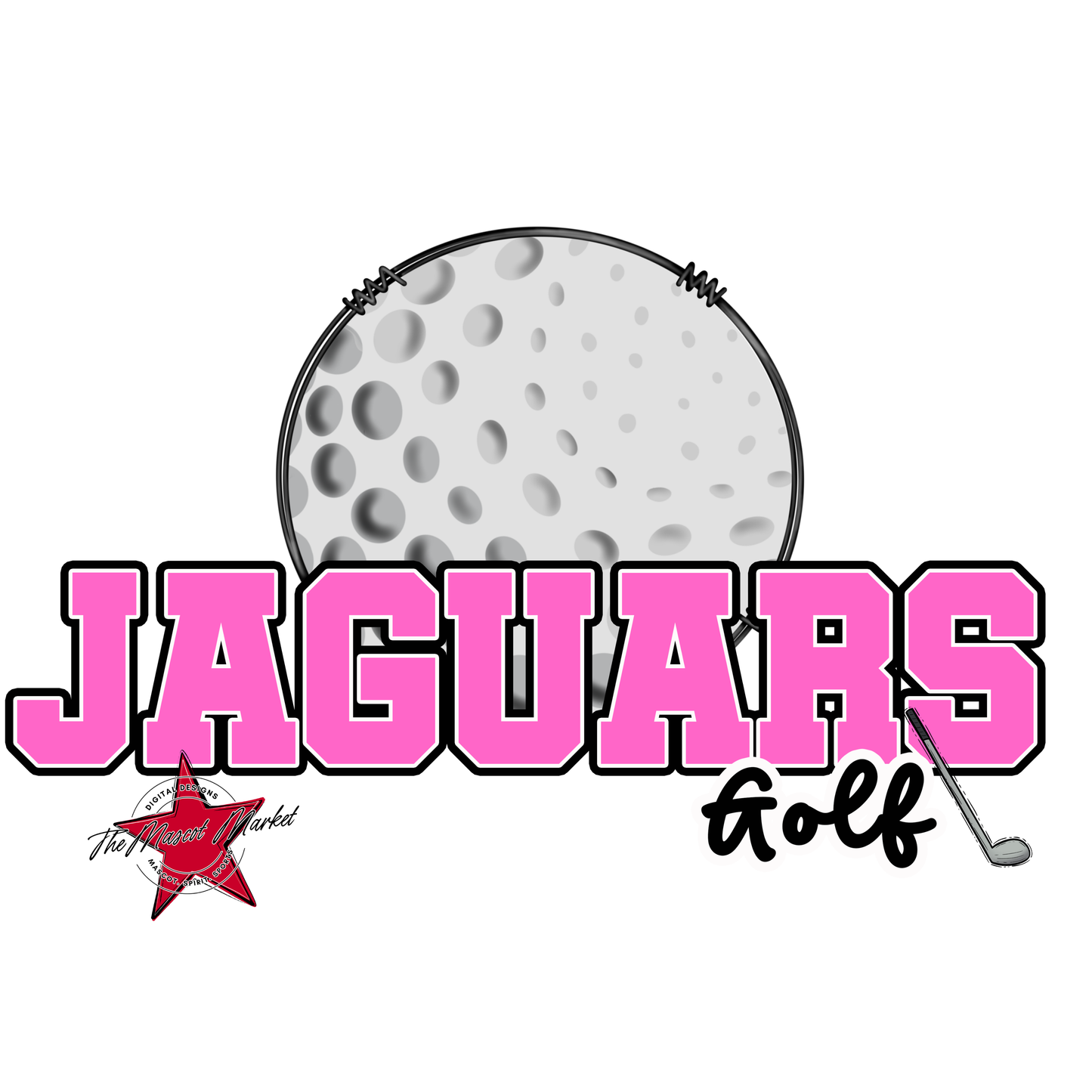 Jaguars Varsity Golf-Baby Pink