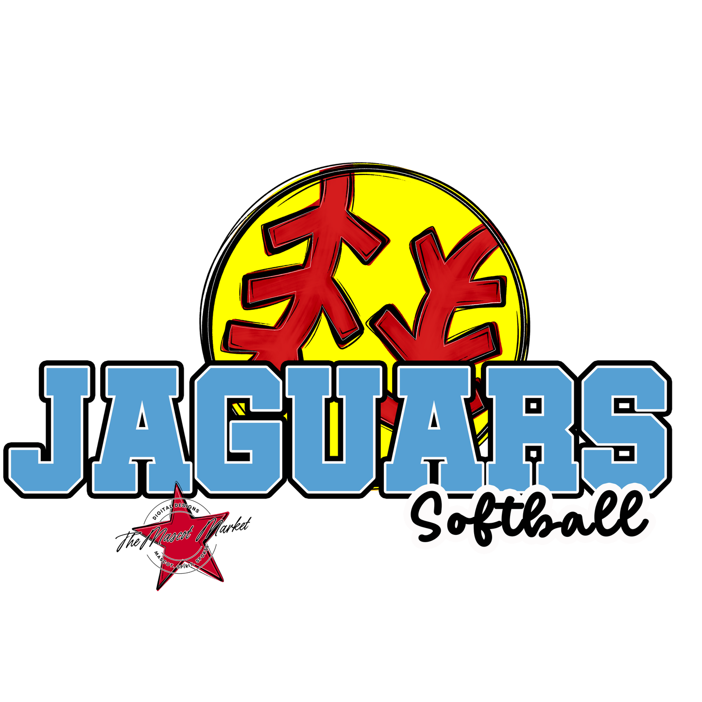 Jaguars Varsity Softball-Carolina Blue