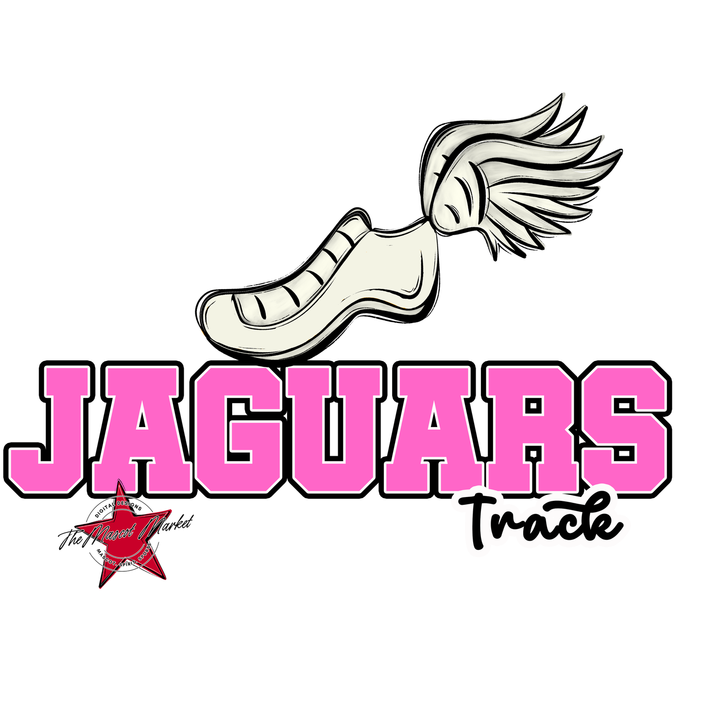 Jaguars Varsity Track-Baby Pink
