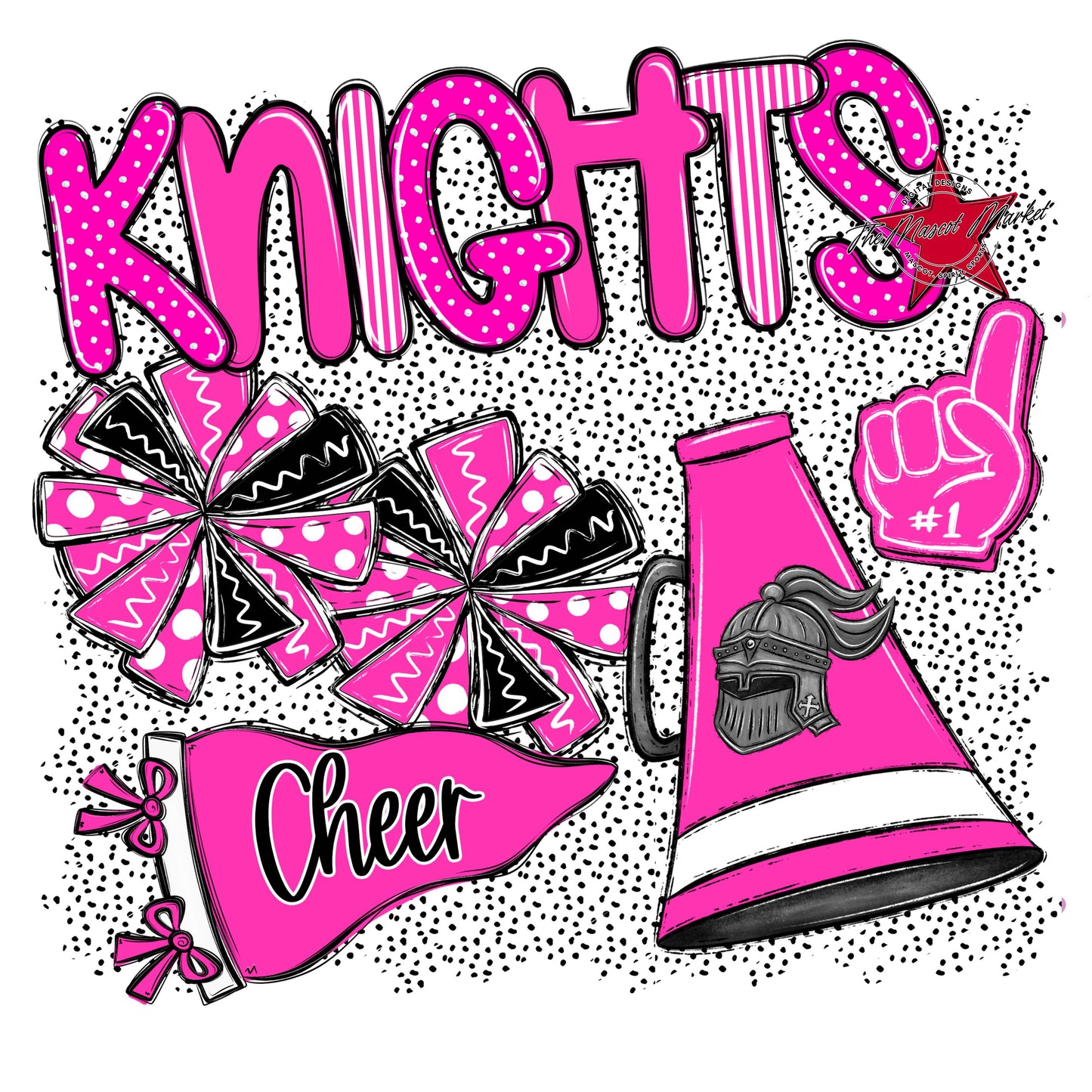 Knights Cheer Spirit-Pink