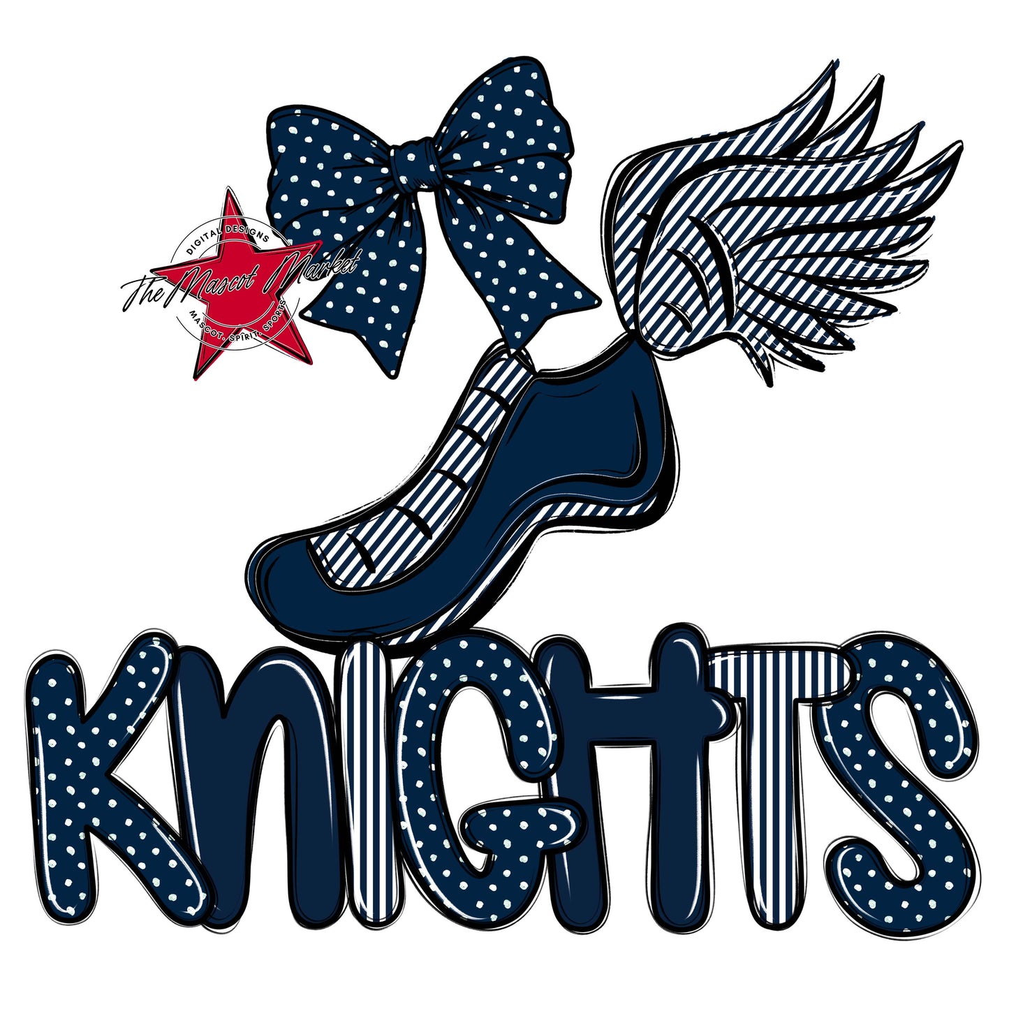 Knights Track Spirit Design-Navy