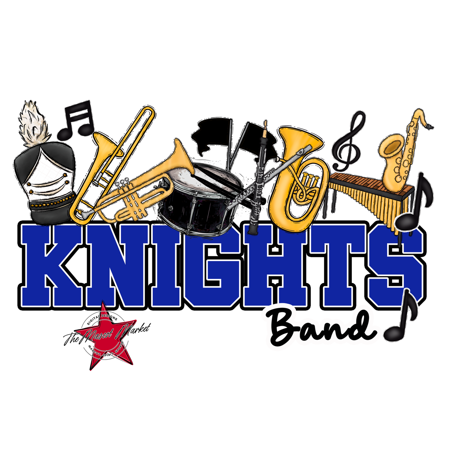 Knights Varsity Band-Blue