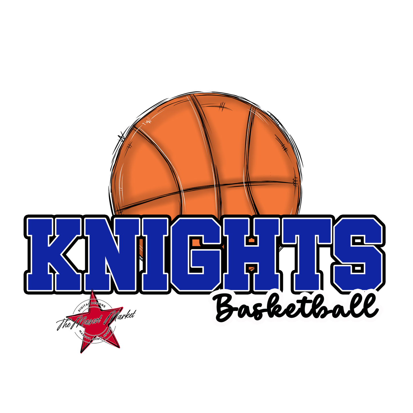 Knights Varsity Basketball-Blue
