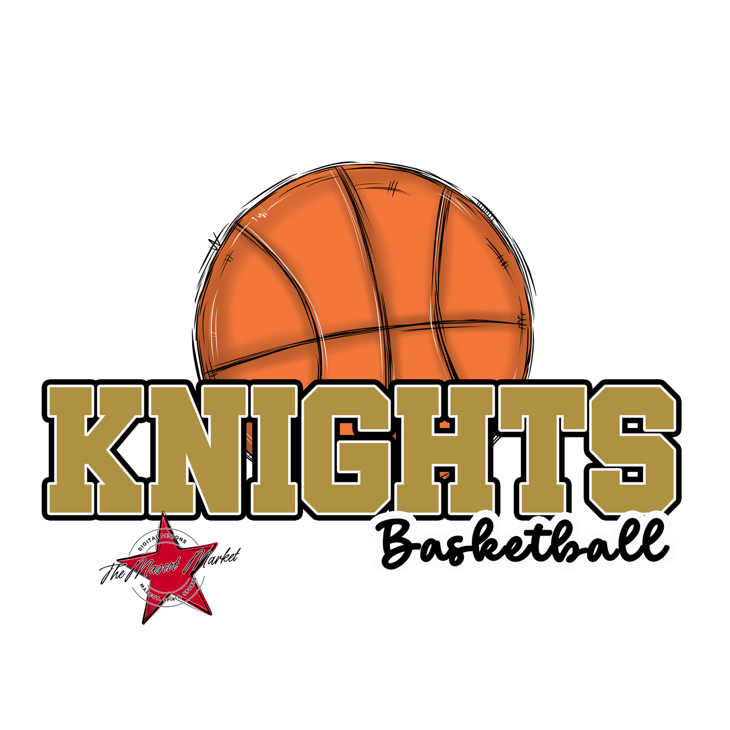 Knights Varsity Basketball-Gold