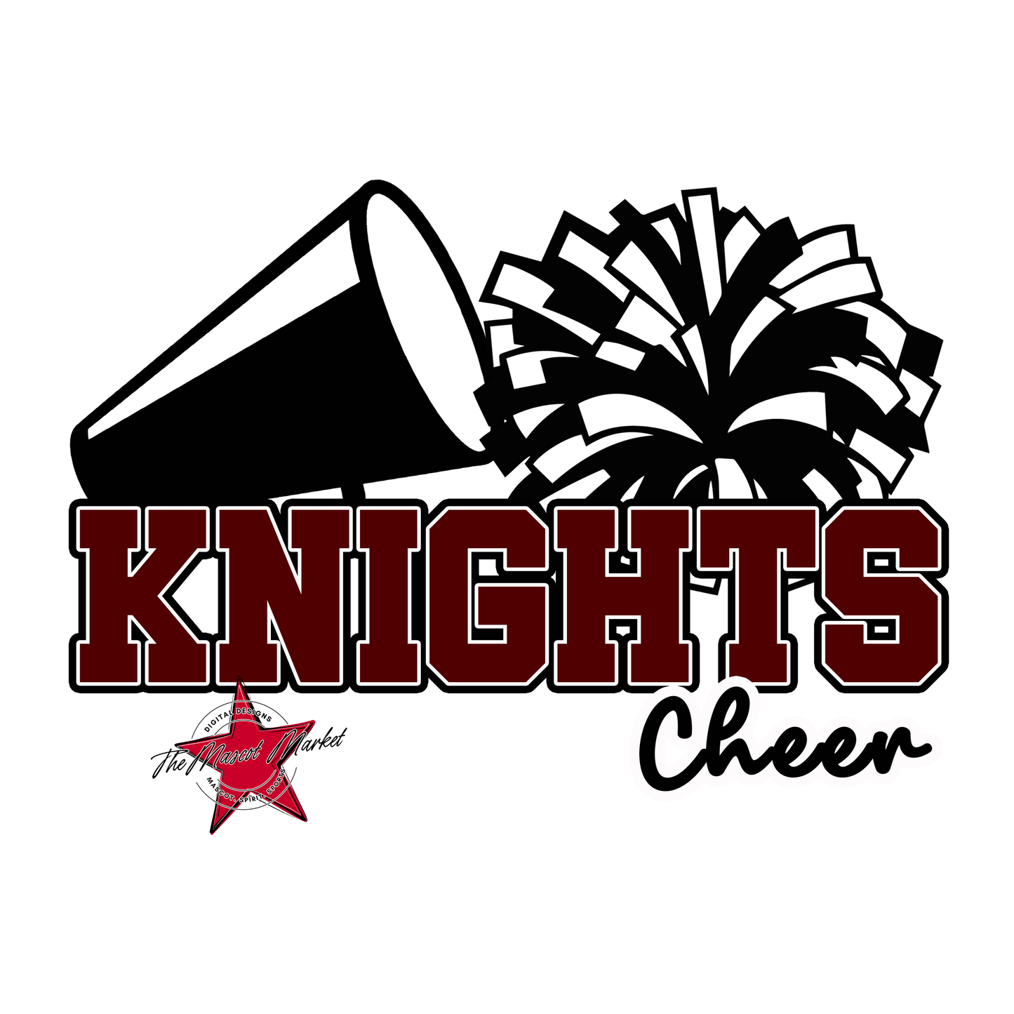 Knights Varsity Cheer-Maroon