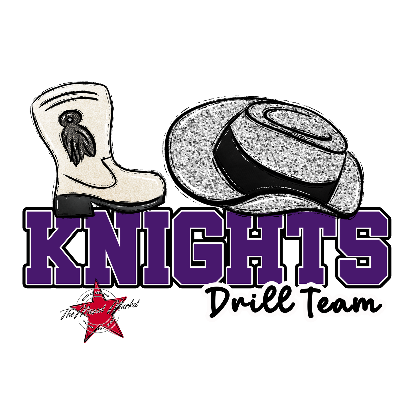 Knights Varsity Drillteam-Purple