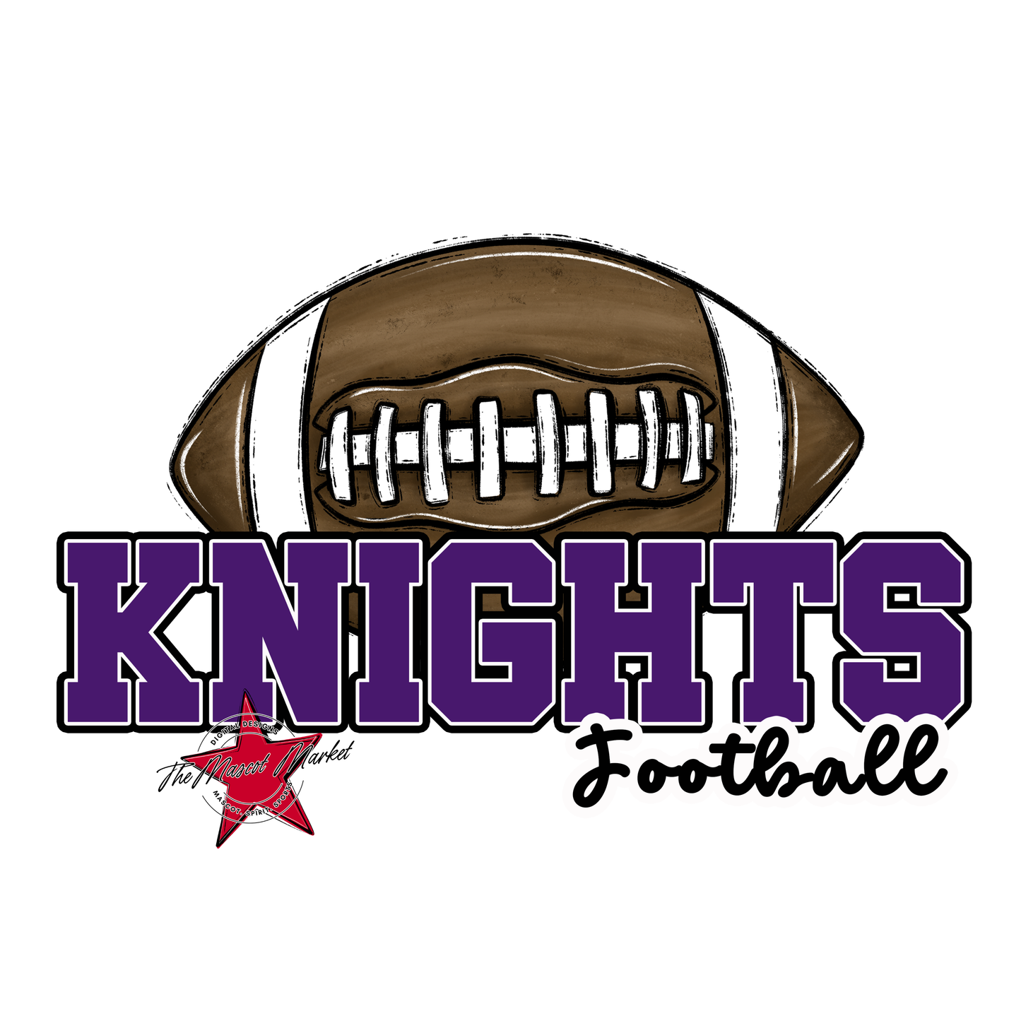 Knights Varsity Football-Purple