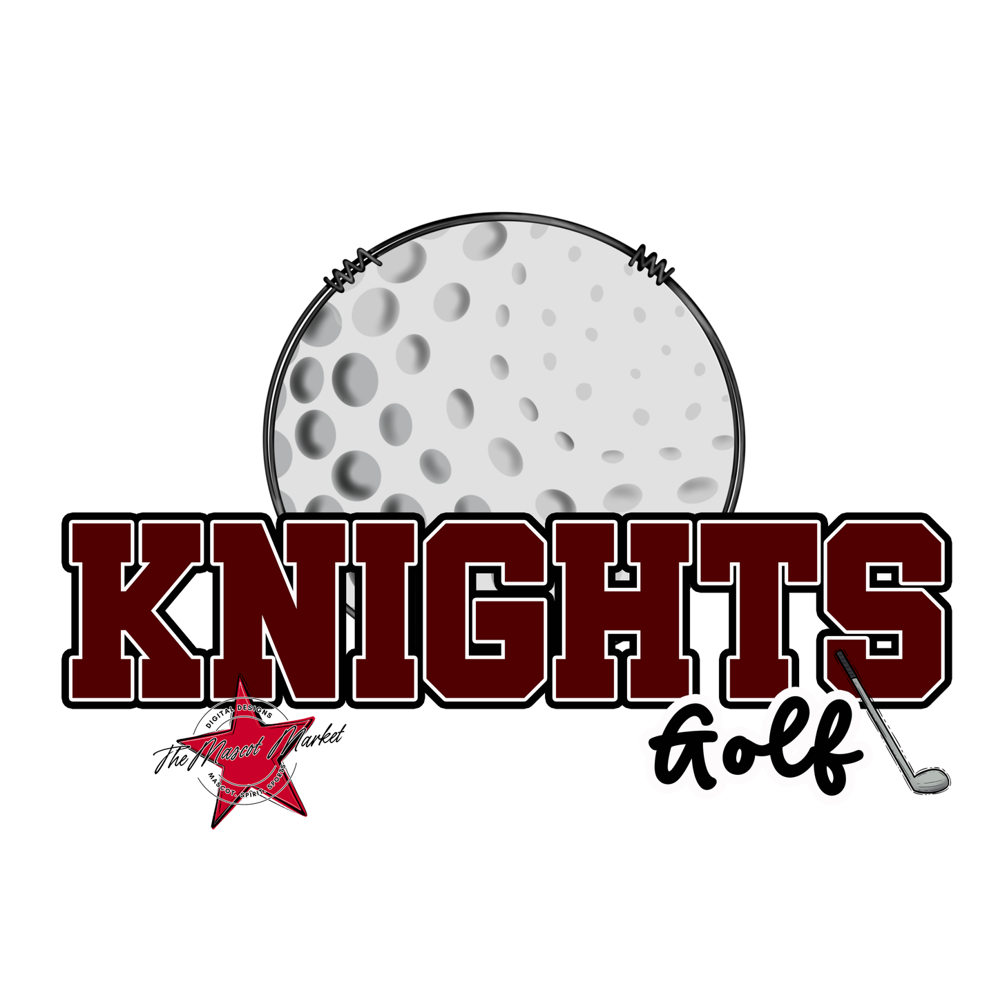 Knights Varsity Golf-Maroon